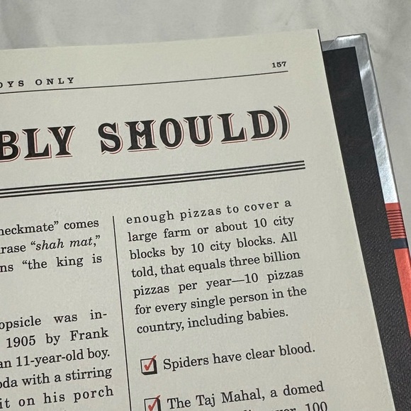 For Boys Only Hardcover Book - Picture 3 of 3